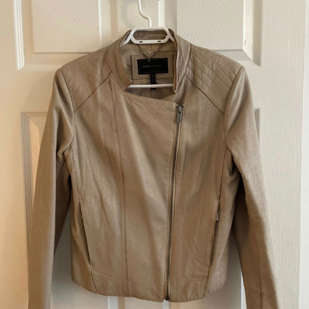 BCBG Leather Jacket